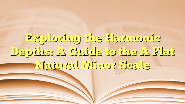 Exploring the Harmonic Depths: A Guide to the A Flat Natural Minor Scale